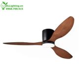  Quạt trần đèn 3 cánh cổ ngắn QTD072 