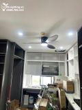  Quạt trần đèn 3 cánh cổ ngắn QTD072 
