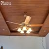  Quạt trần đèn tân cổ điển QTCD007 