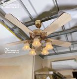  Quạt trần đèn tân cổ điển QTCD007 