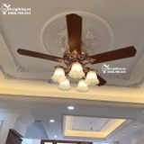  Quạt trần đèn tân cổ điển QTCD007 