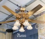  Quạt trần đèn tân cổ điển QTCD008 