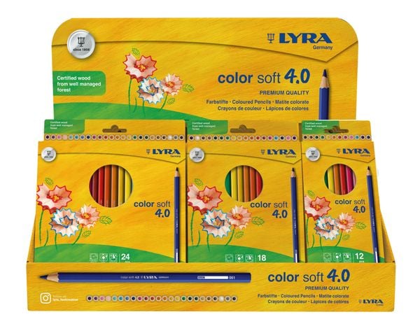 Chì Màu Lyra Color Soft 4.0 – 12/18/24 Màu Chính Hãng Đức