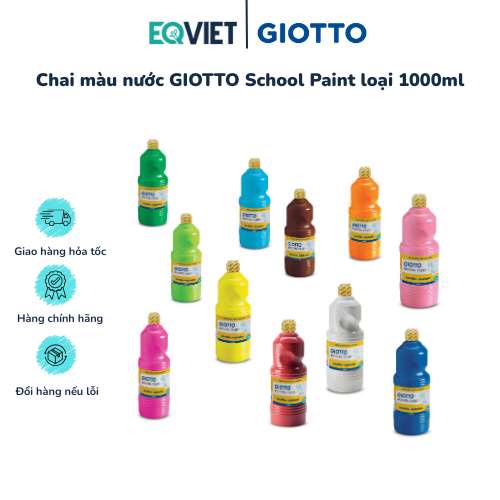 Chai màu nước GIOTTO School Paint loại 1000ml