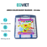  Bút Màu AMOS Color Buddy Marker 24 Màu CBA24 