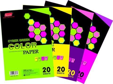 Bìa màu đặc biệt A4 các màu Pgrand Định lượng 160