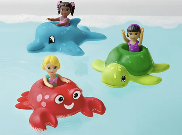 Búp bê tắm bạn bè nổi