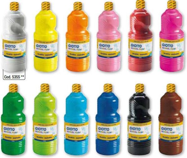 Chai màu nước Giotto School Paint 250ml - 1000ml