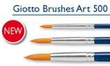  Chổi vẽ GIOTTO Brusher ART 500 NK Từ Ý 