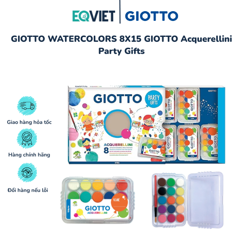 GIOTTO WATERCOLORS 8X15 GIOTTO Acquerellini Party Gifts