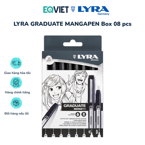 LYRA GRADUATE MANGAPEN Box 08 pcs