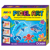  Bộ Đồ Chơi Xếp Hạt AMOS PXA-O Pixel Art Ocean – Sáng Tạo Tranh Pixel Chủ Đề Đại Dương 