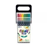  Bút Lông Hai Đầu AMOS Color Duo Brush Pen CDU12PC – Bộ 12 Màu Chính Hãng Hàn Quốc 