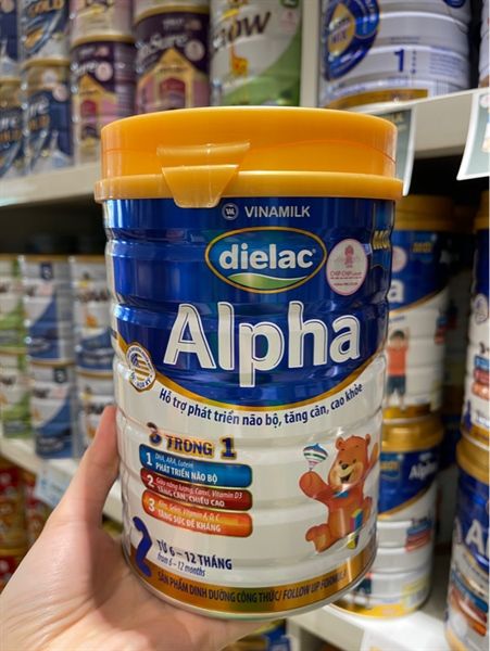 Sữa bột Vinamilk Dielac Alpha Step 2 900g (6-12 tháng) – chipchipluxury