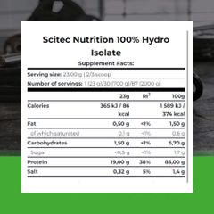 Scitec Nutrition 100% Hydro Isolate 700g 30 Lần Dùng | Hấp Thu Nhanh