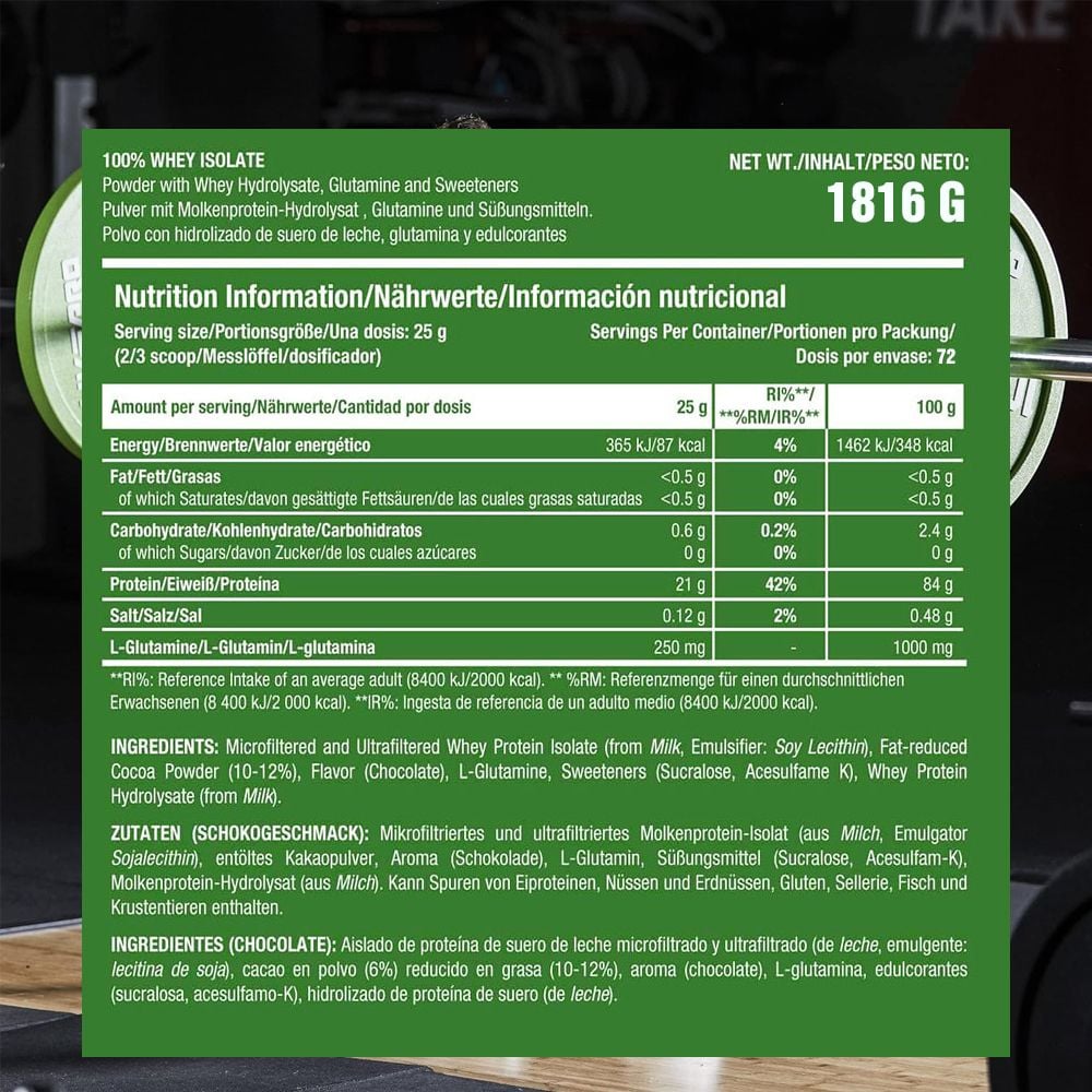 Scitec Nutrition 100% Whey Protein Isolate (72 Lần Dùng)