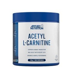 Applied Nutrition Acetyl L - Carnitine Powder 150g | Hỗ Trợ Chuyến Hóa Năng Lượng | 200 Lần Dùng