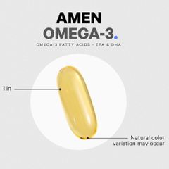 Codeage Amen Dầu Cá Omega 3 | Hỗ Trợ Tim Mạch, Chức Năng Não Và Mắt - Nhập Khẩu Chính Ngạch | 90 Viên