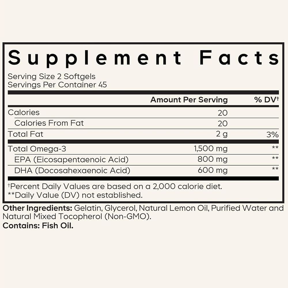 Codeage Amen Dầu Cá Omega 3 | Hỗ Trợ Tim Mạch, Chức Năng Não Và Mắt - Nhập Khẩu Chính Ngạch | 90 Viên