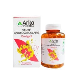 Arkopharma Dầu Cá Hồi Na Uy Omega 3 | Hỗ Trợ Tim Mạch - Trí Não - Sáng Mắt 180 Viên