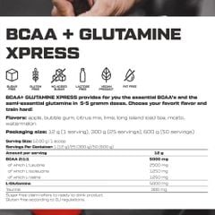 Scitec Nutrition BCAA + Glutamine Xpress 25 Lần Dùng | Hỗ Trợ Chống Mất Cơ Tăng Phục Hồi
