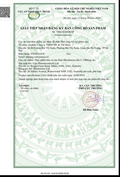 Blackmores Bio C 1000mg | Viên Uống Bổ Sung Vitamin C | 31 viên