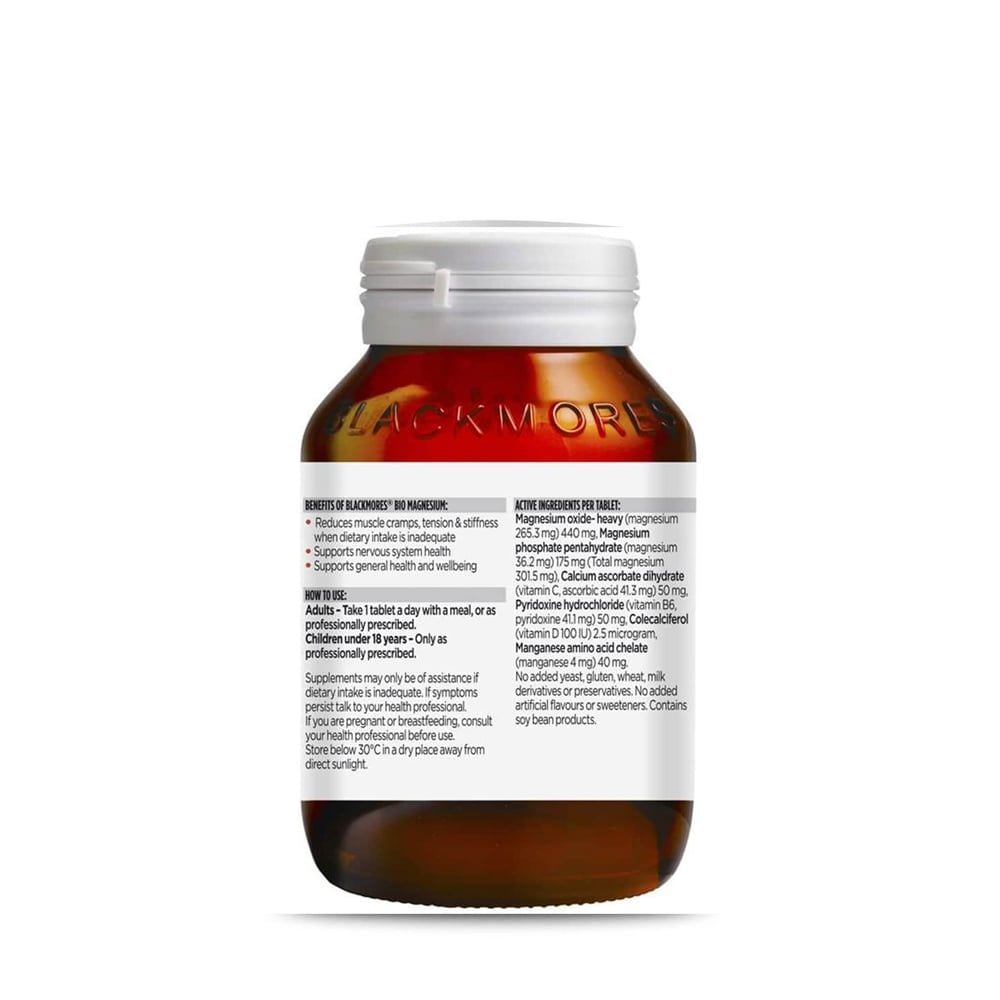 Blackmores Viên Uống Bổ Sung Magiê Bio Magnesium 100 viên