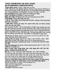 Blackmores Ginkgoforte | Viên Uống Hỗ Trợ Trí Não, Cải Thiện Trí Nhớ 40 Viên