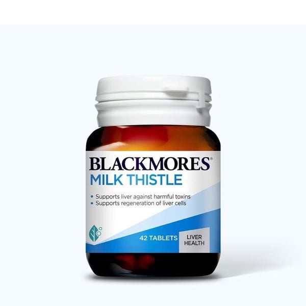 Blackmores Viên Uống Milk Thistle | Hỗ Trợ Quá Trình Phục Hồi Tế Bào Gan | 42 Viên