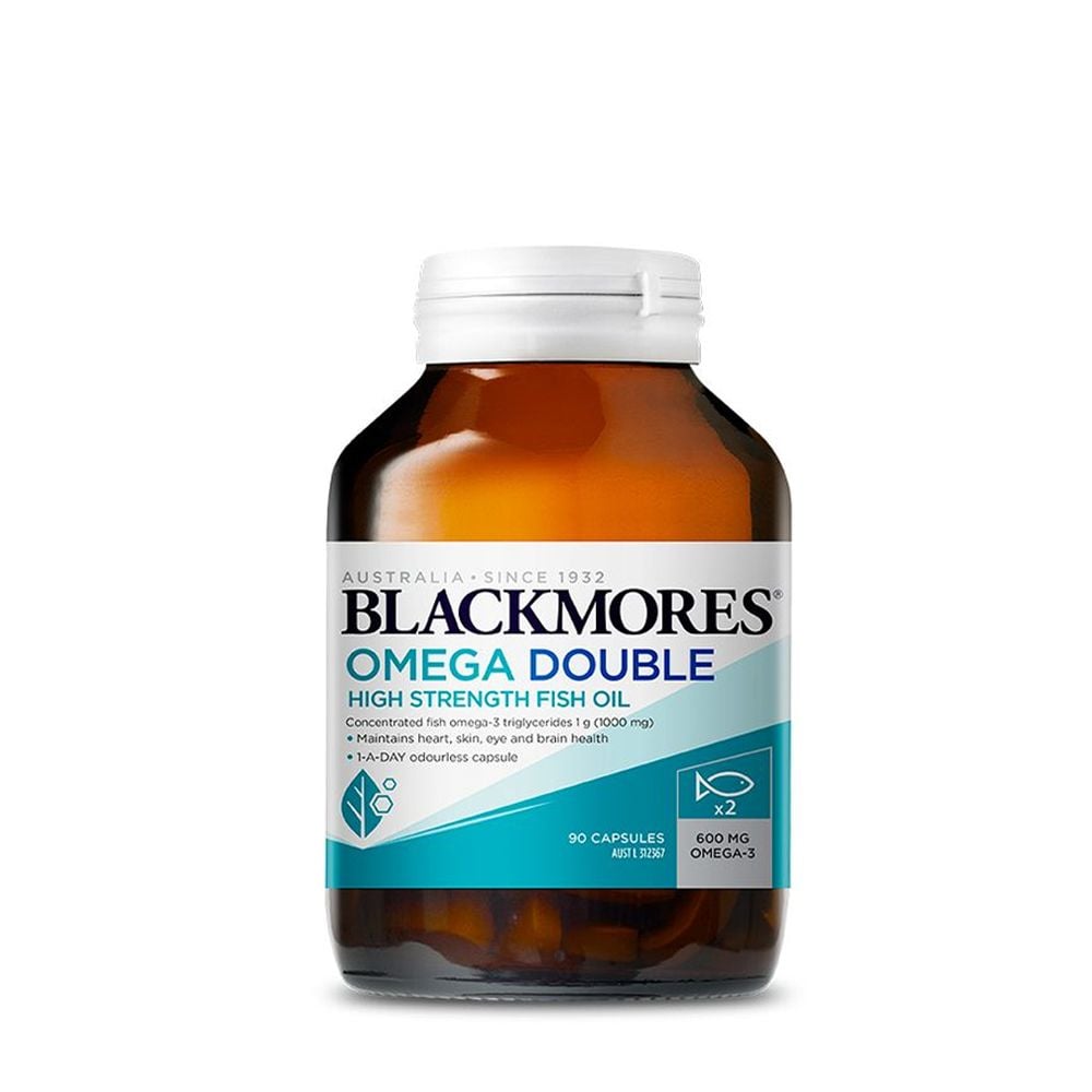 Blackmores Omega Double High Strength Fish Oil 90 Viên