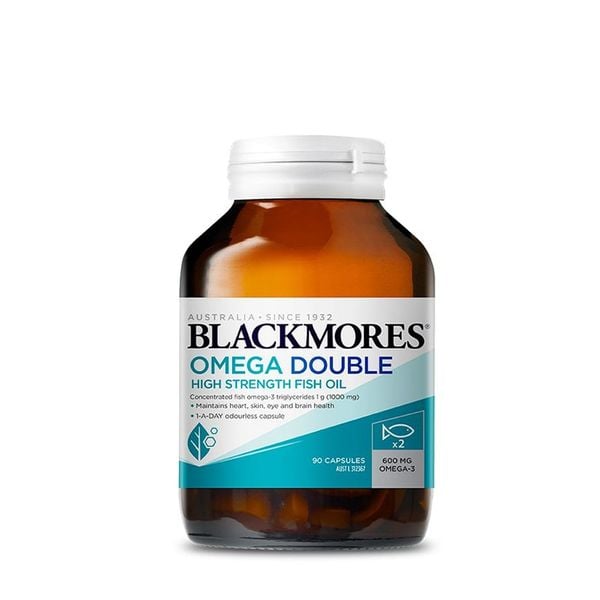 Blackmores Dầu Cá Omega 3 Double High Strength Fish Oil (90 viên) | Viên Hỗ Trợ Cho Tim, Mắt, Da