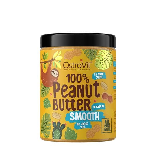 OstroVit Bơ Đậu Phộng Peanut Butter 100% (Bơ Mịn) | 1kg