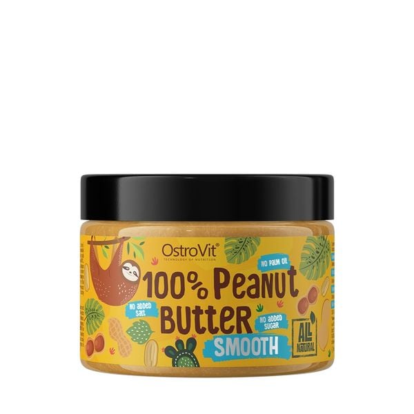 OstroVit Bơ Đậu Phộng Peanut Butter 100% (Bơ Mịn) 500g - 1kg