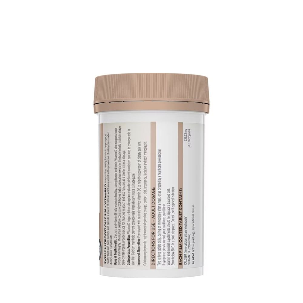 Swisse Calcium + D3 150 viên | Canxi Citrate 333mg Mỗi Viên