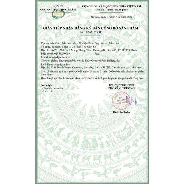 Genacol Pain Relief 90 Viên |  Collagen hỗ trợ tái tạo sụn khớp