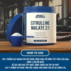 Applied Nutrition Citrulline Malate 100 Lần Dùng | Tăng Hiệu Suất Tập Luyện