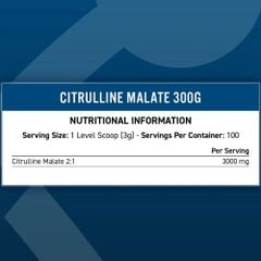Applied Nutrition Citrulline Malate 100 Lần Dùng | Tăng Hiệu Suất Tập Luyện