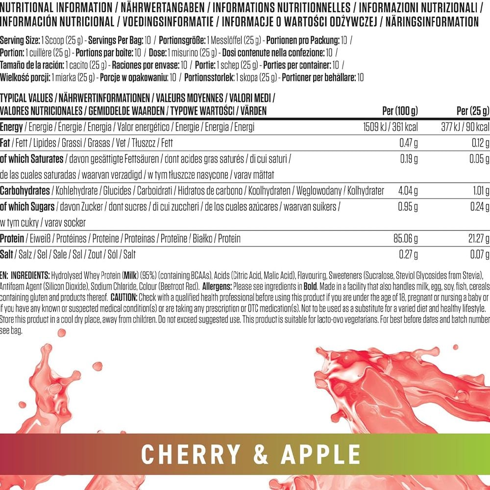 Applied Nutrition Clear Whey Protein 250G (10 Lần Dùng) | Whey Tách Hoàn Toàn Vị Sữa