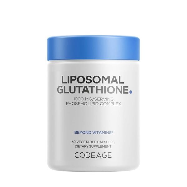 CodeAge Viên Uống Chống Lão Hoá Liposomal Glutathione 1000mg- 60 viên
