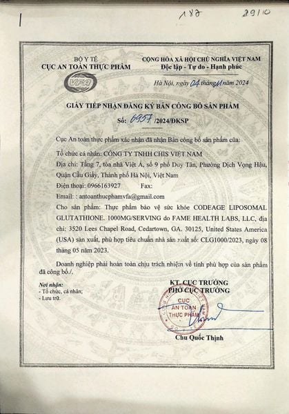 CodeAge Viên Uống Chống Lão Hoá Liposomal Glutathione 1000mg- 60 viên