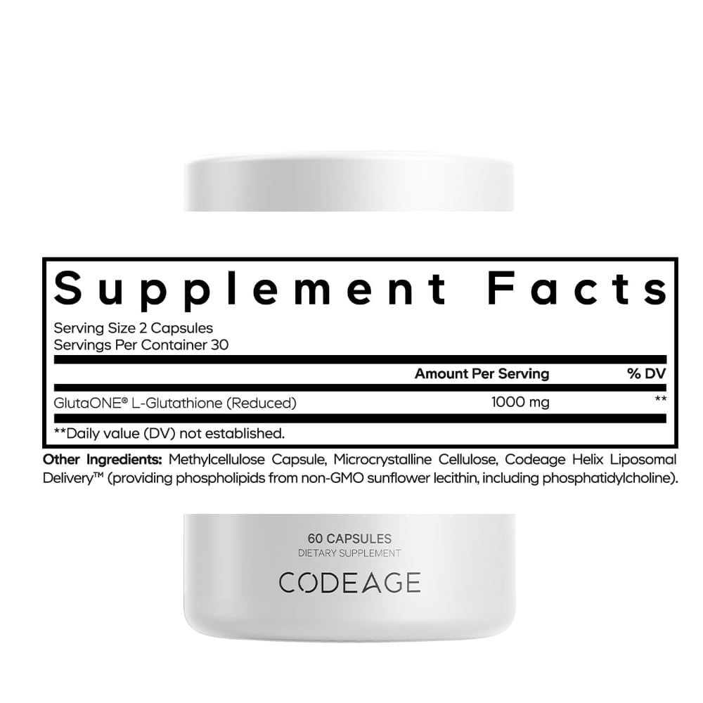 Code Age Viên Uống Chống Lão Hoá Liposomal Glutathione 1000mg- 60 viên