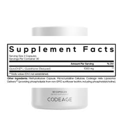 Code Age Viên Uống Chống Lão Hoá Liposomal Glutathione 1000mg- 60 viên