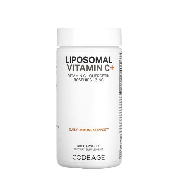 CodeAge Liposomal Vitamin C | 180 Viên | Hỗ Trợ Chống Oxy Hóa, Hỗ Trợ Dưỡng Sáng Da
