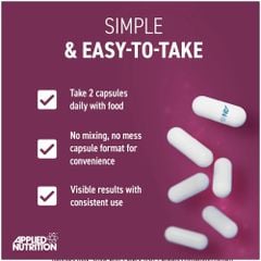 Applied Nutrition Viên Uống Collagen & Coconut 90 Lần Dùng | Collagen Thủy Phân Và Chiết Xuất Dừa Tự Nhiên