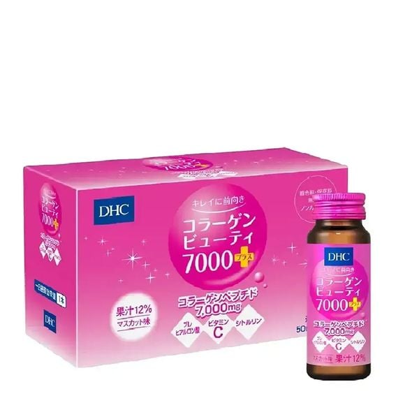 DHC Nước Uống Collagen Beauty 7000 Plus |  Dưỡng Ẩm, Ngừa Lão Hoá (10 Chai)