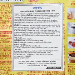 Orihiro Bột Collagen Proteoglycan 11000mg 180g (30 ngày)