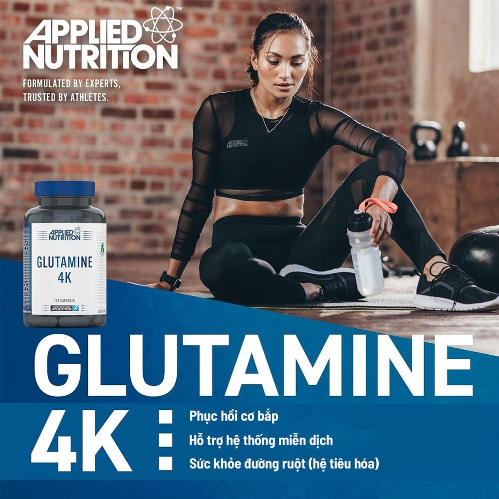 Applied Nutrition Glutamine 4000mg 120 Viên