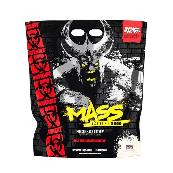 Mutant Mass Extreme 2500 12lbs (5.54KG) | Hỗ Trợ Cân Nặng