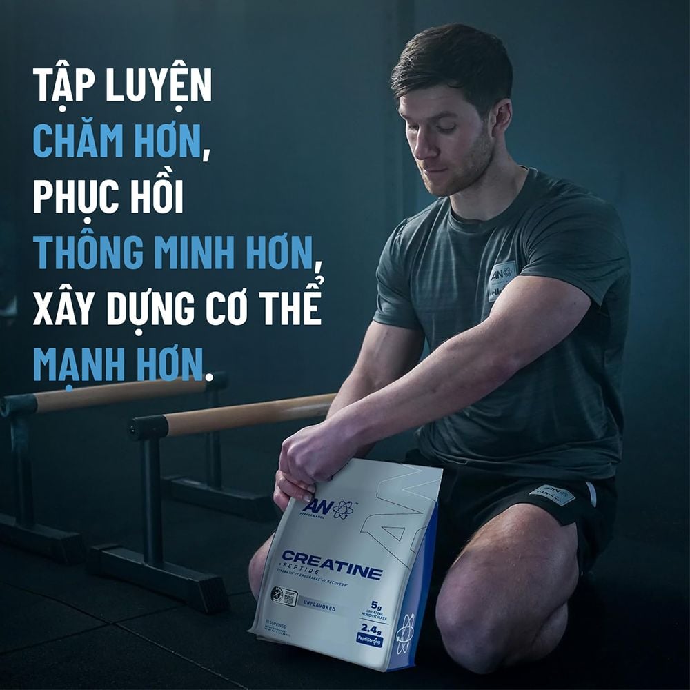 Applied Nutrition Creatine Peptistrong 60 Lần Dùng | Hỗ Trợ Sức Mạnh | Tăng Cơ