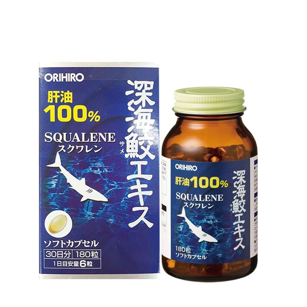 Orihiro Viên Uống Dầu Gan Cá Mập 180 Viên